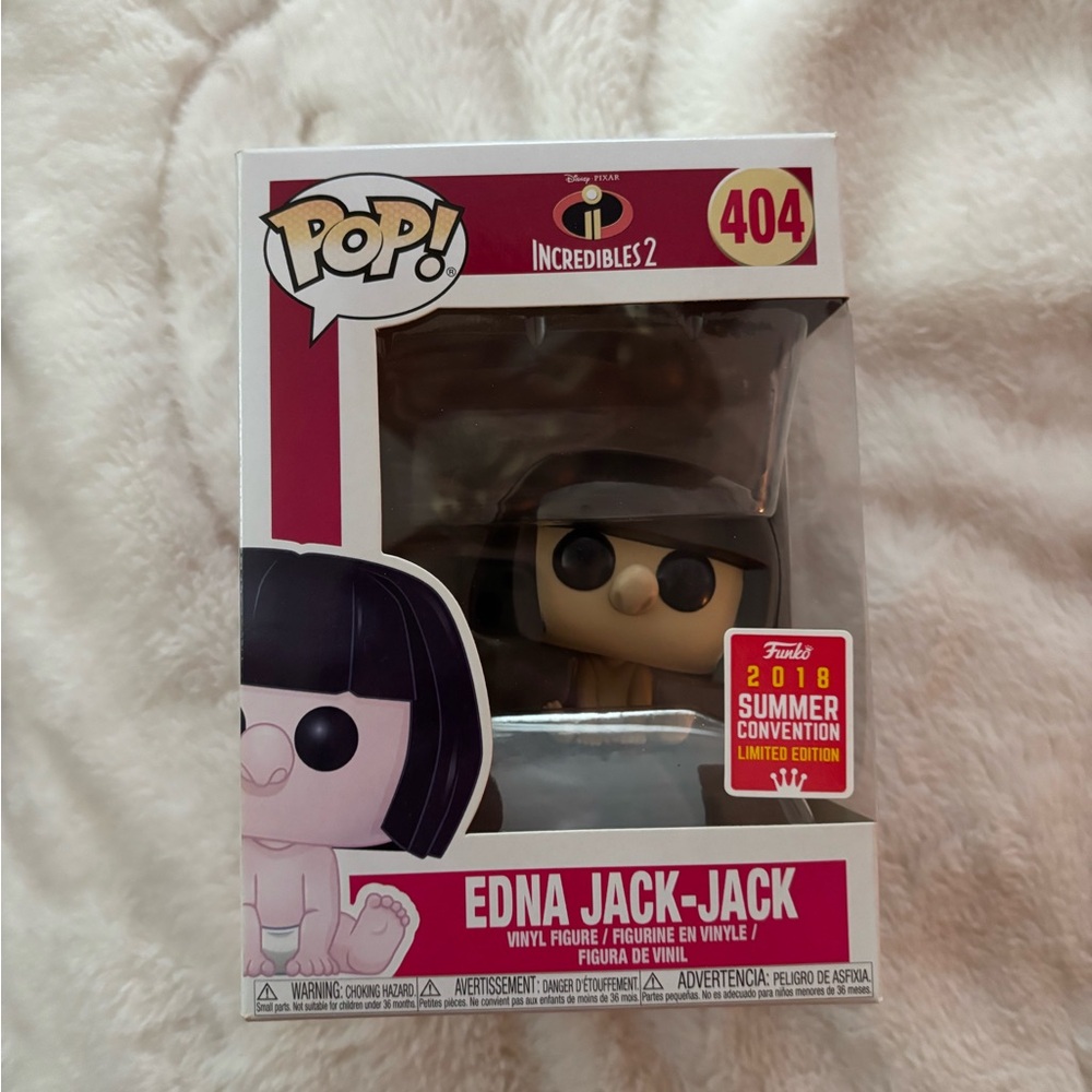 Funko Pop! Edna Jack-Jack #404 Vinyl Figure 2018 Summer Convention Exclusive